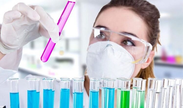 analysis for the presence of parasites in the body