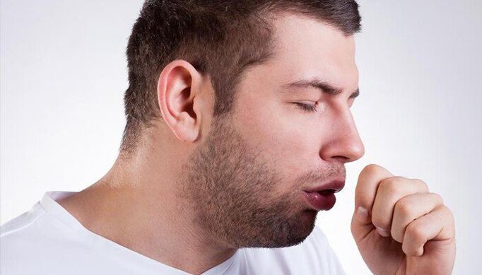 the cough as a symptom of the presence of parasites