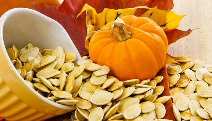 Pumpkin seeds to remove pests from the body